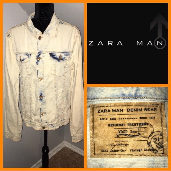 zara man denim wear jacket